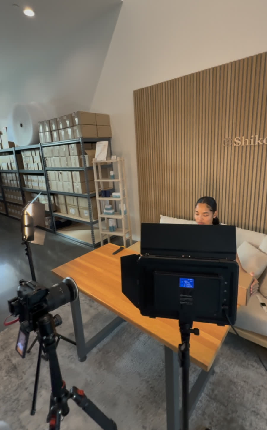JD Films production still — on set in Los Angeles