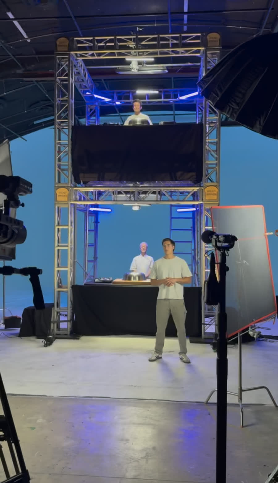 JD Films production still — on set in Los Angeles