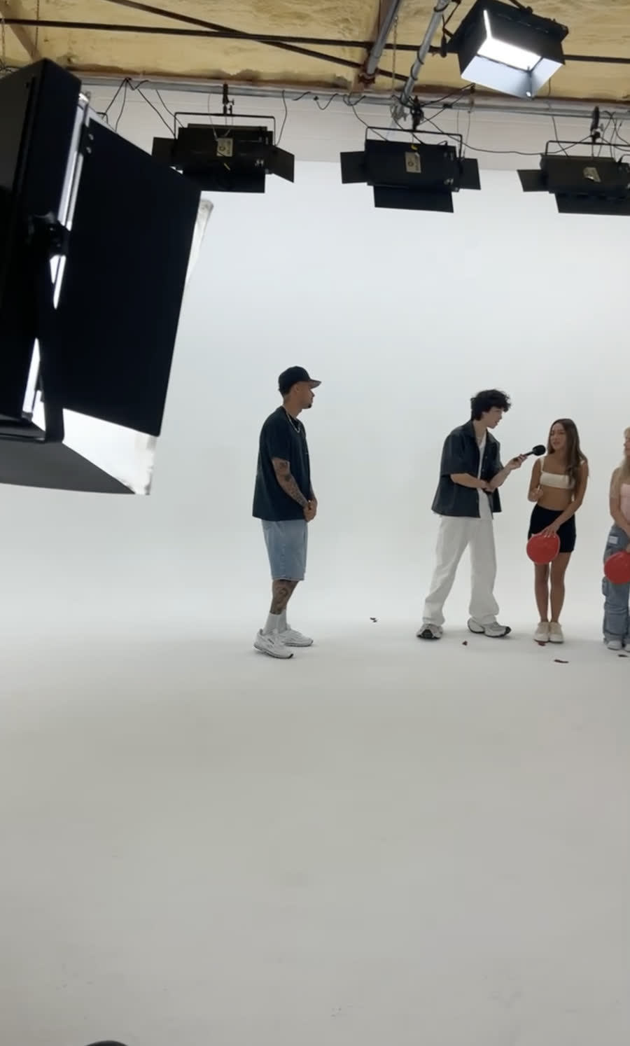 JD Films production still — on set in Los Angeles