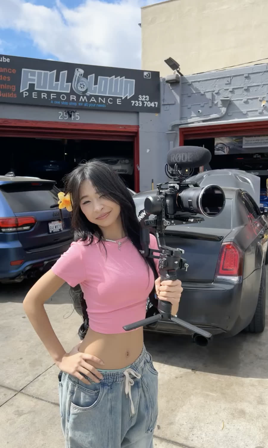 JD Films production still — on set in Los Angeles