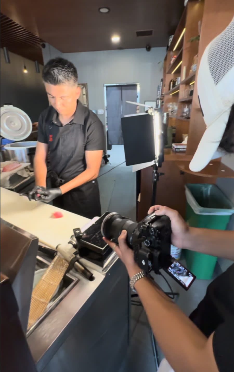 JD Films production still — on set in Los Angeles