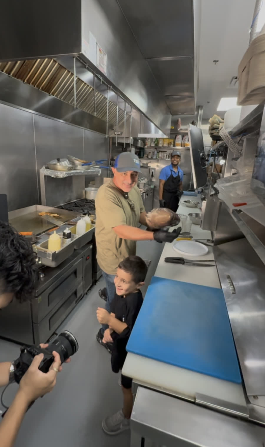 JD Films production still — on set in Los Angeles