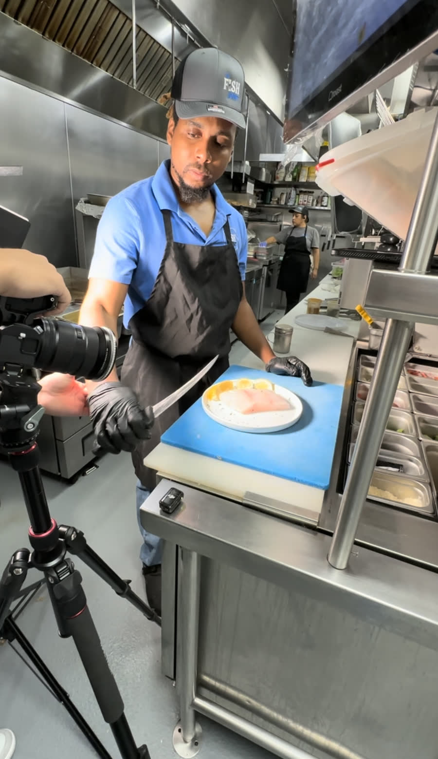 JD Films production still — on set in Los Angeles