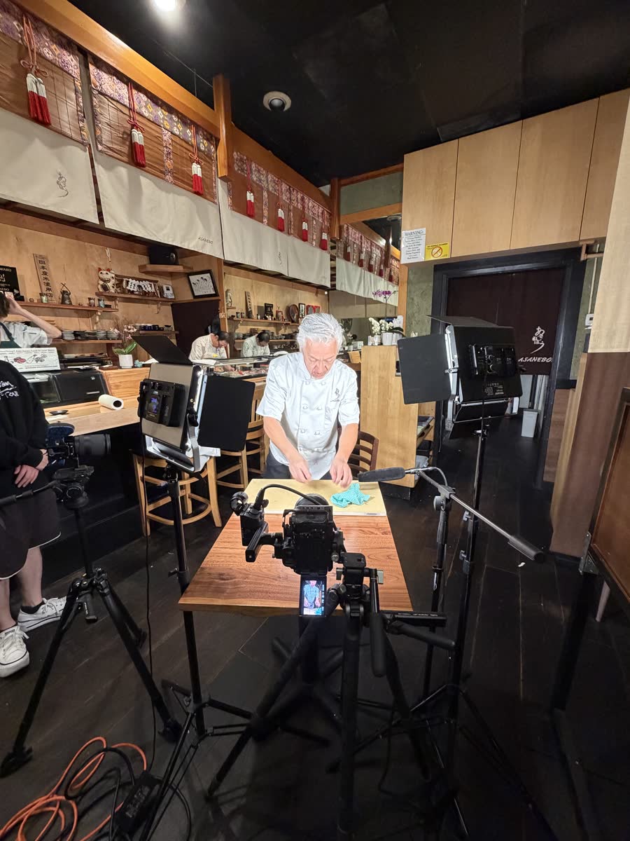 JD Films production still — on set in Los Angeles