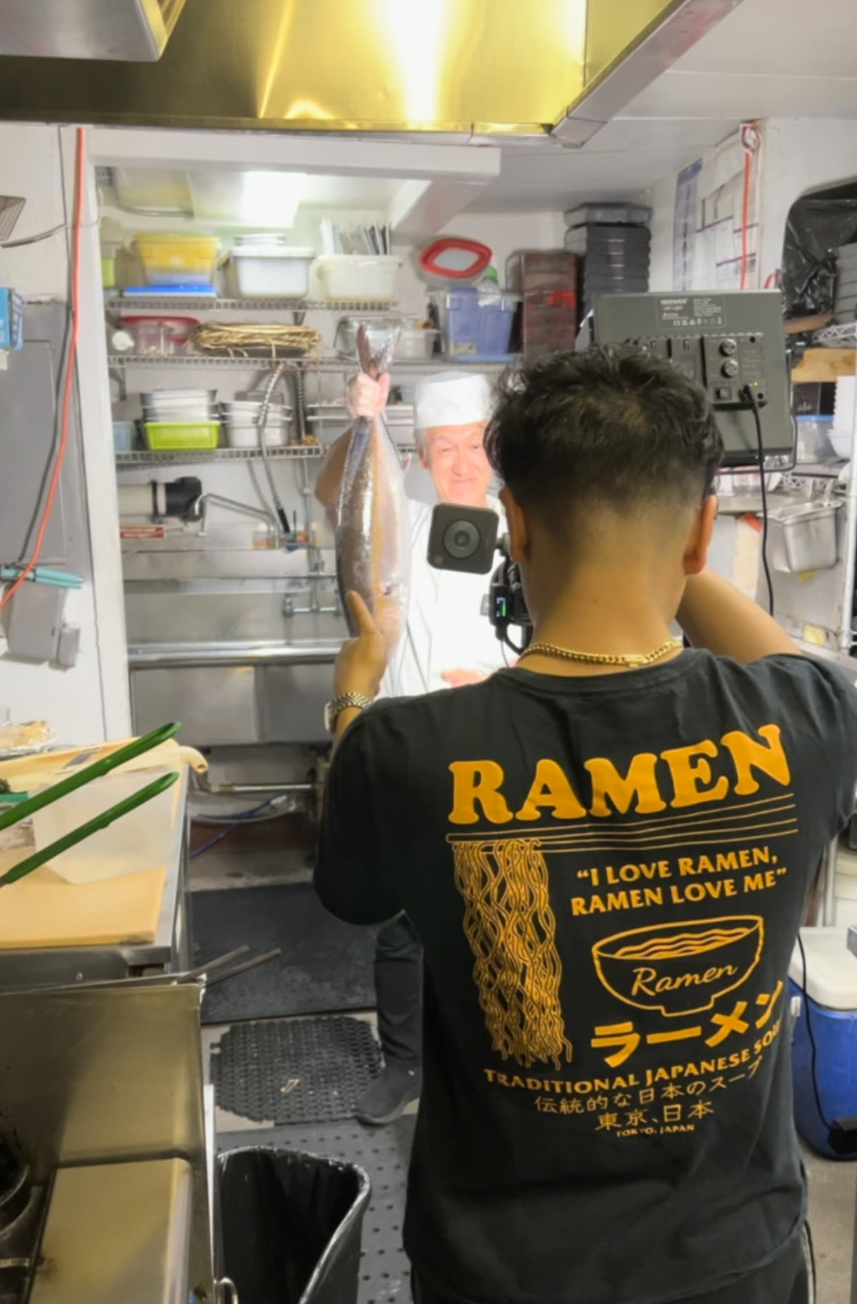 Behind the scenes in a ramen kitchen